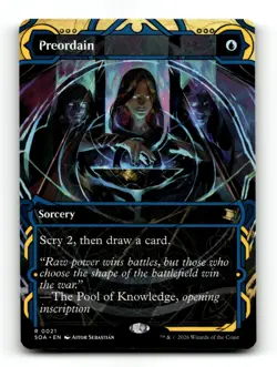 Preordain 21 Secrets of Strixhaven: Mystical Archive Magic: The Gathering NM - Image 1