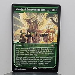 MTG March of Burgeoning Life Kamigawa: Neon Dynasty 393 Regular Rare - Image 1