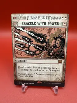 MTG Crackle With Power 0022 Outlaws of Thunder Junction: Breaking News NM - Image 1