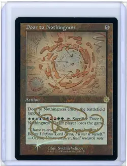 Door to Nothingness The Brothers' War Retro Artifacts Signed Artist Proof MTG - Image 1