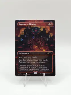 Aggressive Mining (Galaxy Foil) Secret Lair Drop Foil Reprint Near Mint - Image 1