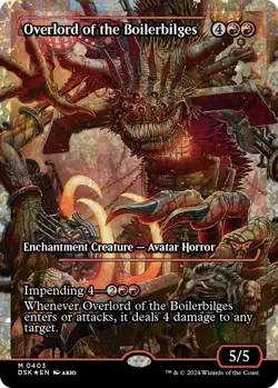 Overlord of the Boilerbilges (Showcase) (Fracture Foil) [DSK - 403] - NM TCG MTG - Image 1