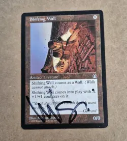 UNPLAYED SIGNED NM MTG Shifting Wall Stronghold MAGIC Michael Sutfin EDH CUBE - Image 1
