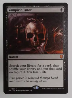 Vampiric Tutor #156 (NM) Commander Legends CMR Magic MTG REGULAR - Image 1
