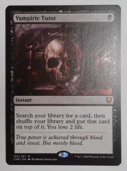 Vampiric Tutor #156 (NM) Commander Legends CMR Magic MTG REGULAR - Image 2
