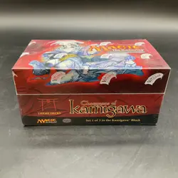2004 Magic the Gathering MTG Champions of Kamigawa Theme SEALED Deck Box CASE - Image 1