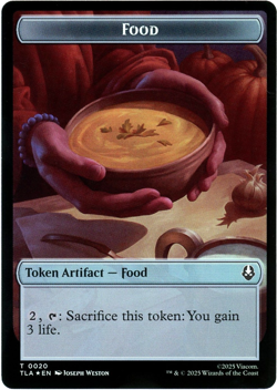 Bear / Food 0020 (Foil) Double-Sided Token Avatar: The Last Airbender NM/M MTG - Image 2