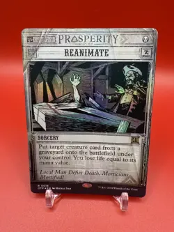 MTG Reanimate 0018 Foil Outlaws of Thunder Junction: Breaking News NM - Image 1