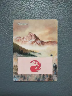 Mountains 346 MTG Mercadian Masques Hand Painted Borderless Extended Altered Art - Image 1