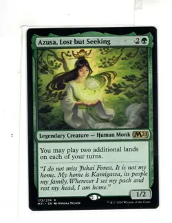 MTG SkeenAB Azusa Lost But Seeking from M21. NM. - Image 1