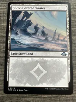 Snow-Covered Wastes 229 Modern Horizons 3 MTG Magic the Gathering NM - Image 1