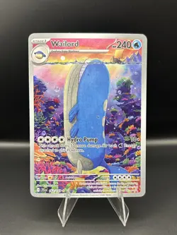 Wailord 162/159 Illustration Rare Pokemon TCG SV Journey Together Near Mint #C - Image 1