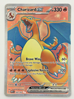 Charizard ex 183/165 Pokemon Sv: Scarlet & Violet 151 Ultra Rare Full Art Holo - Image 2