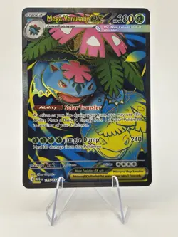 Pokemon Mega Venusaur EX 155/132 ME01: Mega Evolution Ultra Rare Holo Near Mint - Image 1