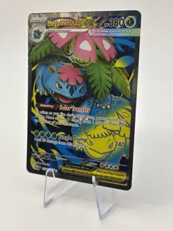 Pokemon Mega Venusaur EX 155/132 ME01: Mega Evolution Ultra Rare Holo Near Mint - Image 2