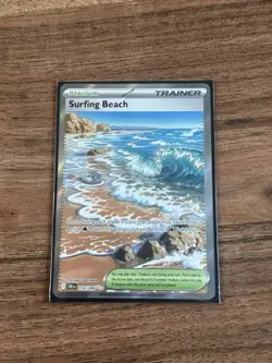 Surfing Beach 114/086 - Full Art Ultra Rare - Chaos Rising - Pokemon TCG - Image 1
