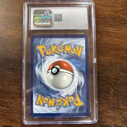Pokemon Vaporeon ex Prismatic Evolutions Promo Holo CGC 10 023/131 Stamped - Image 2
