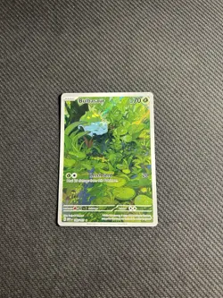 Pokemon TCG Bulbasaur 166/165 Scarlet & Violet 151 Illustration Rare NM- - Image 3