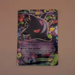 Gengar EX 34/119 Ultra Rare Holo 170 HP Pokemon Card XY Phantom Forces English - Image 1