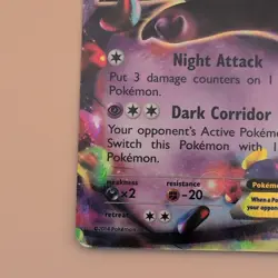 Gengar EX 34/119 Ultra Rare Holo 170 HP Pokemon Card XY Phantom Forces English - Image 5