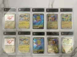 8.TOC 9.5 Pikachu Pokemon Cards Lot 10 CHN JPN V VMAX holo RR SR VB16 - Image 1