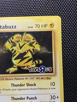 Electabuzz 41/108 HOLO BLEED Toys R Us Stamped Promo Holo Rare Pokemon TC LP+ - Image 4