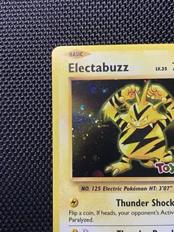 Electabuzz 41/108 HOLO BLEED Toys R Us Stamped Promo Holo Rare Pokemon TC LP+ - Image 5