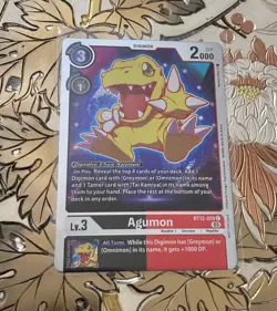 Digimon Card Game Agumon Alternate Art Foil BT12-059 - Image 1