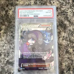 Pokemon Hex Maniac Full Art Holo Promo Trainer Premium XY Collection 75a PSA 8 - Image 1