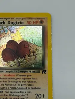 Pokemon TCG Dark Dugtrio 6/82 Rare Holo Team Rocket Vintage - WOTC - Image 5