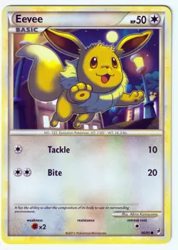 Eevee Common Call of Legends 56/95 LP Pokemon TCG - Image 1