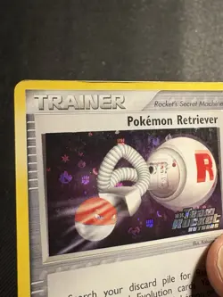 Pokemon TCG Trainer Pokemon Retriever Team Rocket Returns 84 Reverse Holo Stamp - Image 2