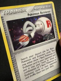 Pokemon TCG Trainer Pokemon Retriever Team Rocket Returns 84 Reverse Holo Stamp - Image 3