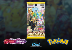 Lot x100 Pokemon TCG Scarlet & Violet Eevee Heroes Korean Booster Pack SU84 - Image 1