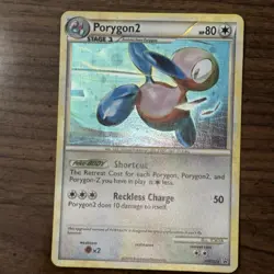 Porygon2 HeartGold & SoulSilver Black Star Promo HGSS23 - Mint! - Image 1