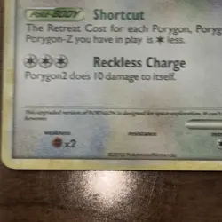 Porygon2 HeartGold & SoulSilver Black Star Promo HGSS23 - Mint! - Image 2