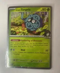 Pokemon Erika's Tangela Stamped 007/217 Cosmo Holo Ascended Heroes Promo - Image 1
