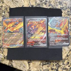 Pokemon Team Rocket’s Moltres EX Destined Rivals Stamped Promo UPC Full Set of 3 - Image 1