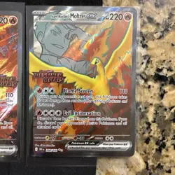 Pokemon Team Rocket’s Moltres EX Destined Rivals Stamped Promo UPC Full Set of 3 - Image 4