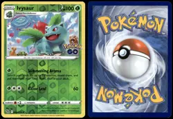 Ivysaur 002/078 Uncommon Pokemon GO Pokemon Reverse Holo Near Mint - Image 1