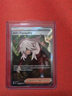 Nintendo Pokemon TCG AZ's Tranquility CR1en 106/086 Ultra Rare FA Foil EN 2016 - Image 2