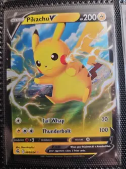 Pokemon TCG Pikachu V Fusion Strike 086/264 Holo Ultra Rare - Image 1