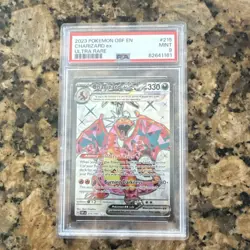 Pokemon Charizard ex 215/197 SV03: Obsidian Flames Ultra Rare Holo PSA 9 - Image 1