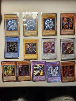 Yugioh Card Lot Vintage Blue Eyes Starter Read Description! Fast Ship! - Image 1