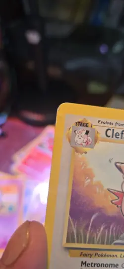 1999 Pokemon Clefable Non-Holo Jungle Set 17/64 Vintage WOTC - Image 2