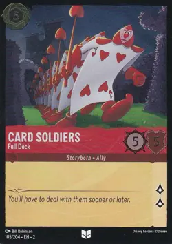 Cold Foil Card Soldiers - Full Deck 105/204 Uncommon Rise of the Floodborn Di... - Image 1