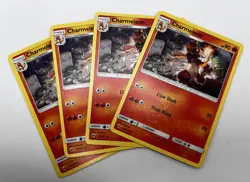 Charmeleon 19/147 4x x4 Pokemon Card Burning Shadows 2017 Playset LP - Image 1