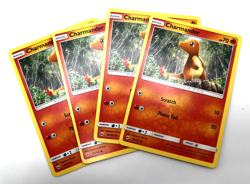 Charmander 18/147 4x x4 Pokemon Card Burning Shadows 2017 Playset LP - Image 1