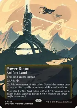 MTG English Power Depot (0169) (Borderless) (Galaxy Foil) NM Foil Stellar Sights - Image 1