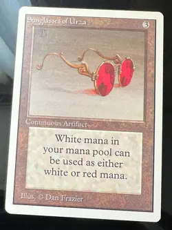 Magic the Gathering MTG Unlimited Sunglasses of Urza NM (Beta Bob) - Image 1